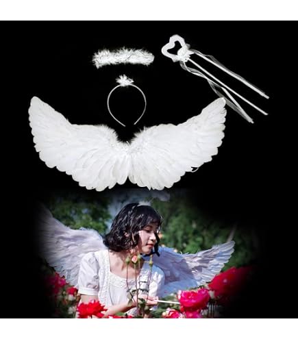 Amazon.co.jp: [Hainnum] 天使の羽 コスプレ 仮装 天使の翼 悪魔の羽